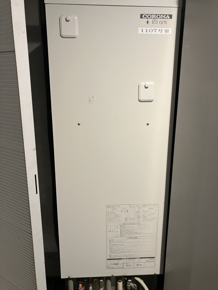 コロナエコキュートCTU-H3014AからコロナエコキュートCHP-S30AZ1-12｜エコキュート交換工事｜東京都港区芝浦｜マンション｜キャピタルマークタワー 