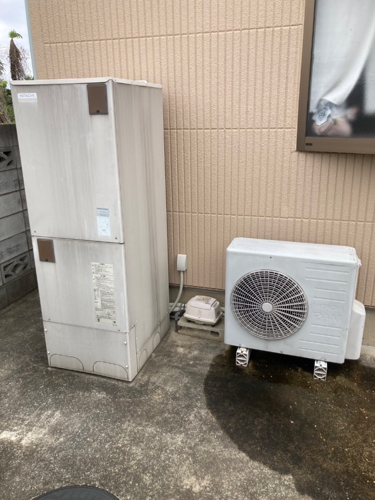 日立エコキュートBHP-TAD372からダイキンエコキュートEQX37ZFV｜エコキュート交換工事｜埼玉県上尾市平方領々家｜
