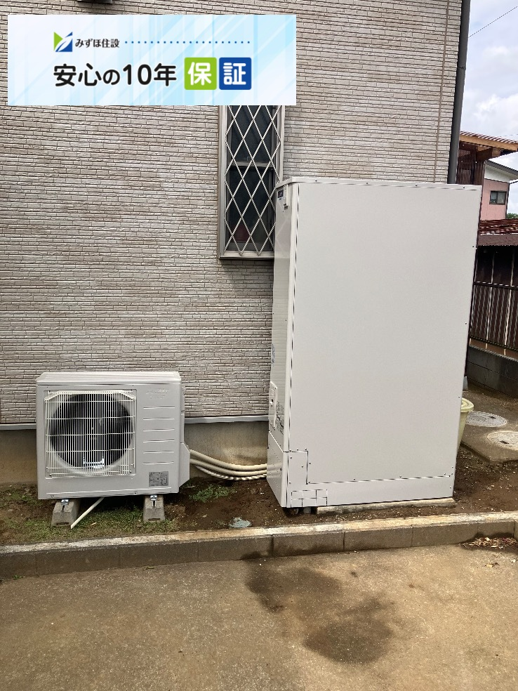 コロナエコキュートCTU-H3726Aから三菱エコキュートSRT-S377UZ｜エコキュート交換工事｜千葉県野田市吉春｜