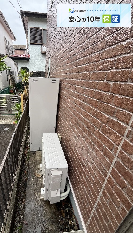 パナソニックエコキュートHE−W37CQSから三菱エコキュートSRT-S377｜エコキュート交換工事｜神奈川県藤沢市湘南台｜