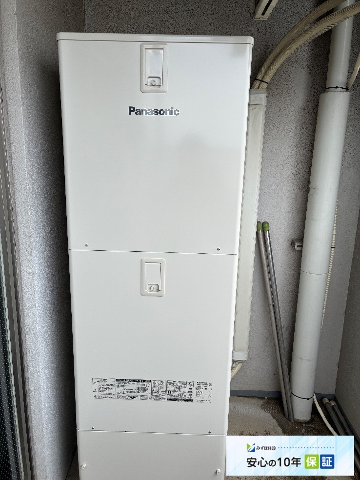 タカラエコキュートEC-3004KU-FAからパナソニックエコキュートHE-S37LQS｜エコキュート交換工事｜埼玉県川口市飯塚｜マンション｜シャインノーブル川口リバーパーク 