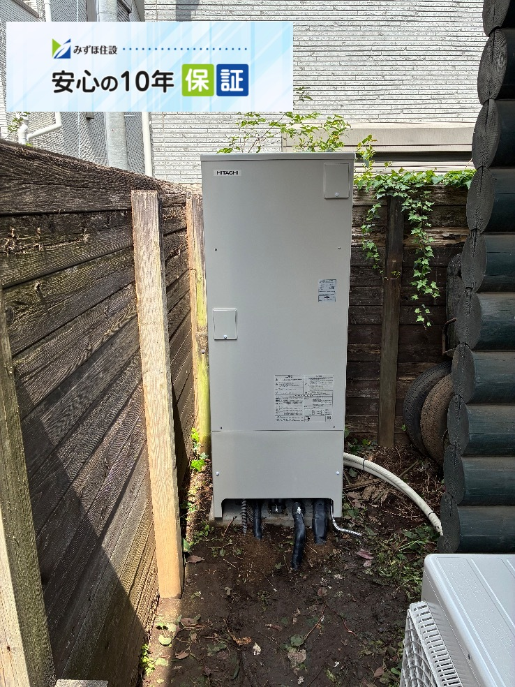 東芝エコキュートHPE-FB461Tから日立エコキュートBHP-FG37XU｜エコキュート交換工事｜東京都東村山市青葉町｜