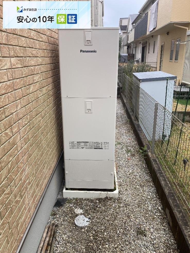 パナソニックエコキュートHE-S37GQCからパナソニックエコキュートHE-S37LQS|エコキュート交換工事|千葉県市原市ちはら台西|