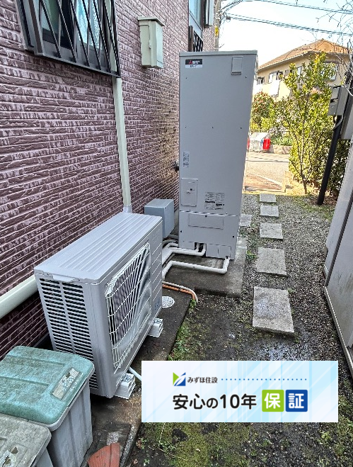 ダイキンエコキュートから三菱エコキュートSRT-S377U｜エコキュート交換工事｜千葉県市原市岩崎