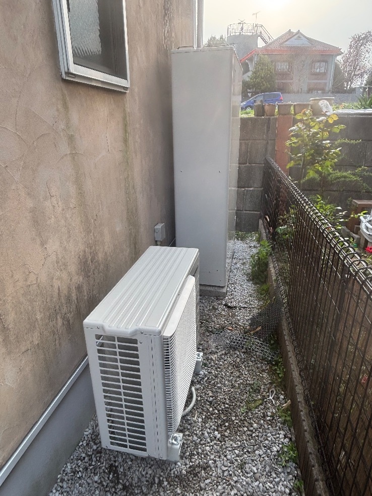 パナソニックエコキュートHE-W37BQからパナソニックエコキュートHE-H37LQS｜エコキュート交換工事｜神奈川県横浜市旭区本村町