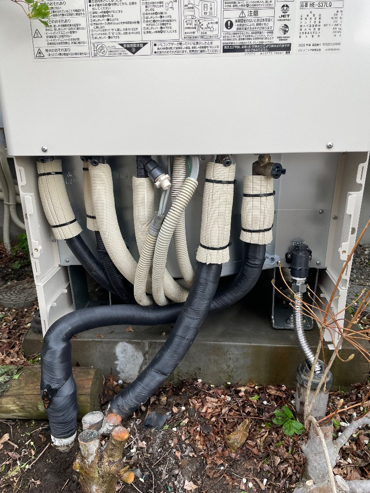 東芝エコキュートHWH-FB371CTからパナソニックエコキュートHE-S37LQS｜エコキュート交換工事｜埼玉県桶川市鴨川｜