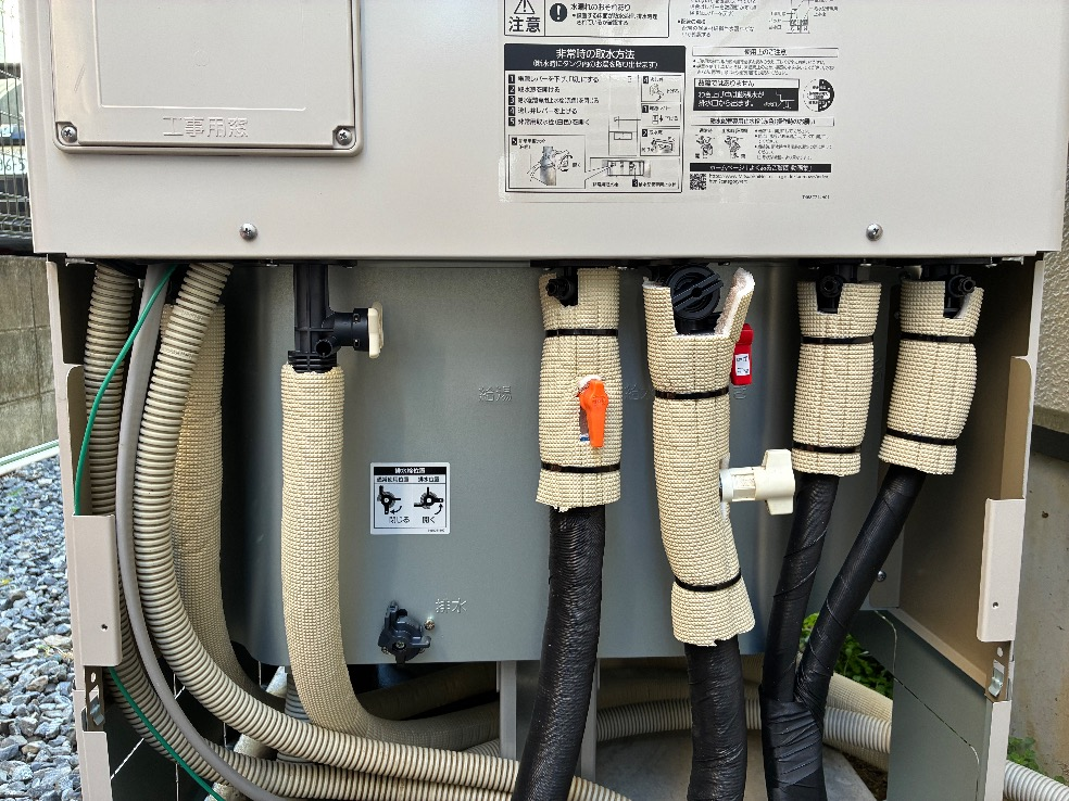 三菱エコキュートSRT-HPT46WX6から三菱エコキュートSRT-S377｜エコキュート交換工事｜埼玉県加須市外川｜