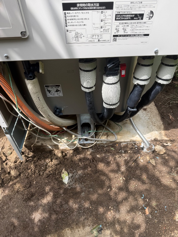 パナソニックエコキュートHE-K46BQから三菱エコキュートSRT-S467｜エコキュート交換工事｜茨城県水戸市堀町｜