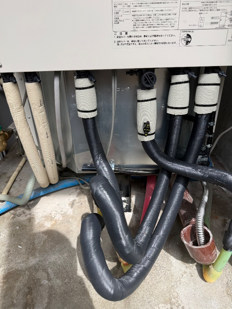 ダイキンエコキュートTU37DFVから日立エコキュートBHP-FG37XU｜エコキュート交換工事｜東京都中野区新井｜マンション｜シティハウス中野