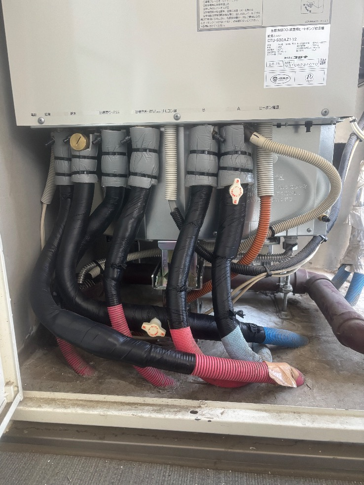 パナソニックエコキュートHE-K37AQMからコロナエコキュートCHP-S30AZ1-12｜エコキュート交換工事｜埼玉県和光市白子｜マンション｜ブリリアンコートエアリス
