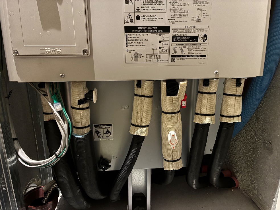 三菱エコキュートSRT-HPT37WUD8から三菱エコキュートSRT-S377U｜エコキュート交換工事｜東京都千代田区二番町｜マンション｜ザ・サンメゾン二番町エルド