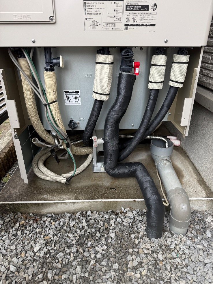 日立エコキュートBHP-TA37NHTから三菱エコキュートSRT-S377｜エコキュート交換工事｜群馬県邑楽郡板倉町朝日野｜