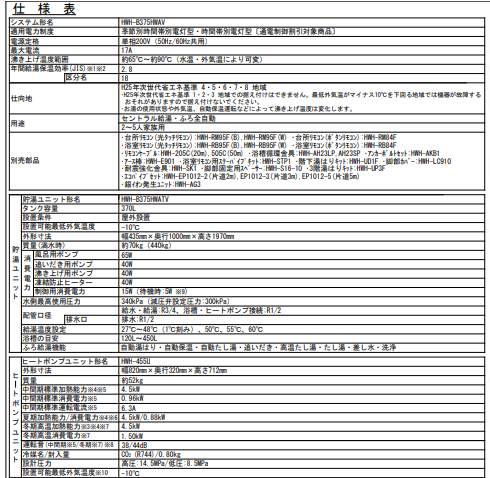 東芝HWH-B375HWAVからエコキュート交換、修理、取替えをご検討の方へ
