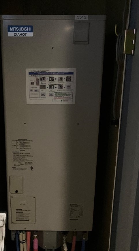 三菱エコキュートSRT-HPT30WD5から三菱エコキュートSRT-W306D-2｜エコキュート交換工事｜神奈川県川崎市中原区新丸子東｜マンション｜パークシティ武蔵小杉 ザ グランドウィングタワー