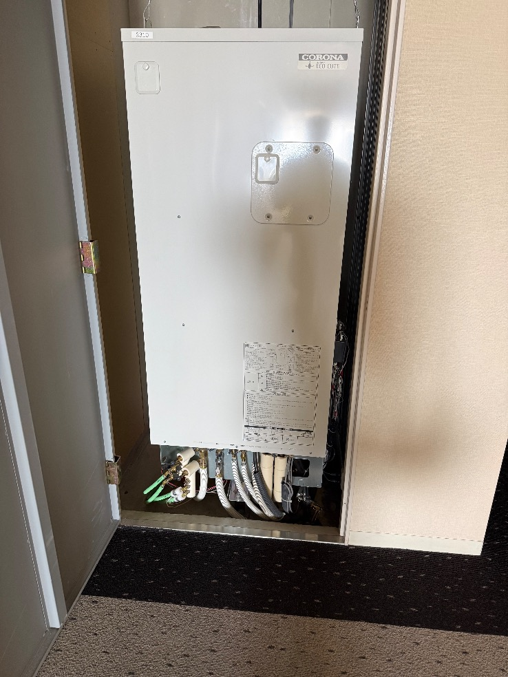 コロナエコキュートCHP-H4614ATMから三菱エコキュートSRT-S377U｜エコキュート交換工事｜東京都練馬区中村北｜マンション｜プラウドタワー練馬