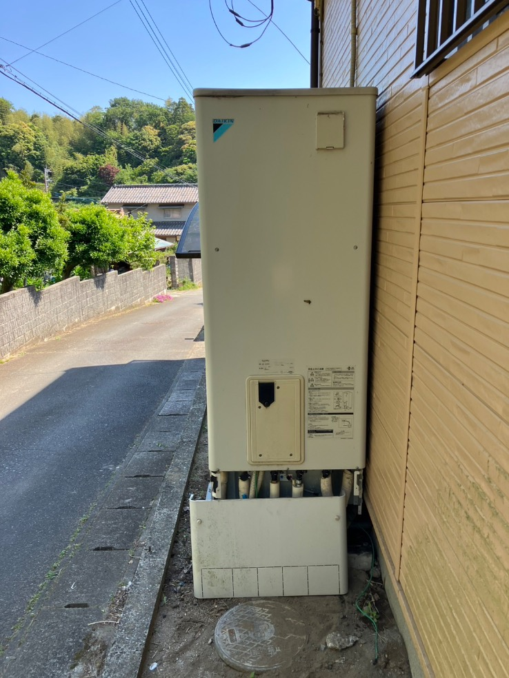 ダイキンエコキュートTU37PFVからダイキンエコキュートEQX37ZFV｜エコキュート交換工事｜千葉県香取市玉造｜