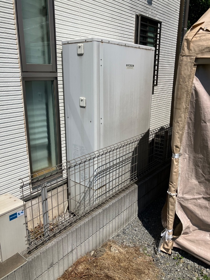 コロナエコキュートCHP-HE37211AからパナソニックエコキュートHE-H37LQS｜エコキュート交換工事｜埼玉県さいたま市見沼区｜