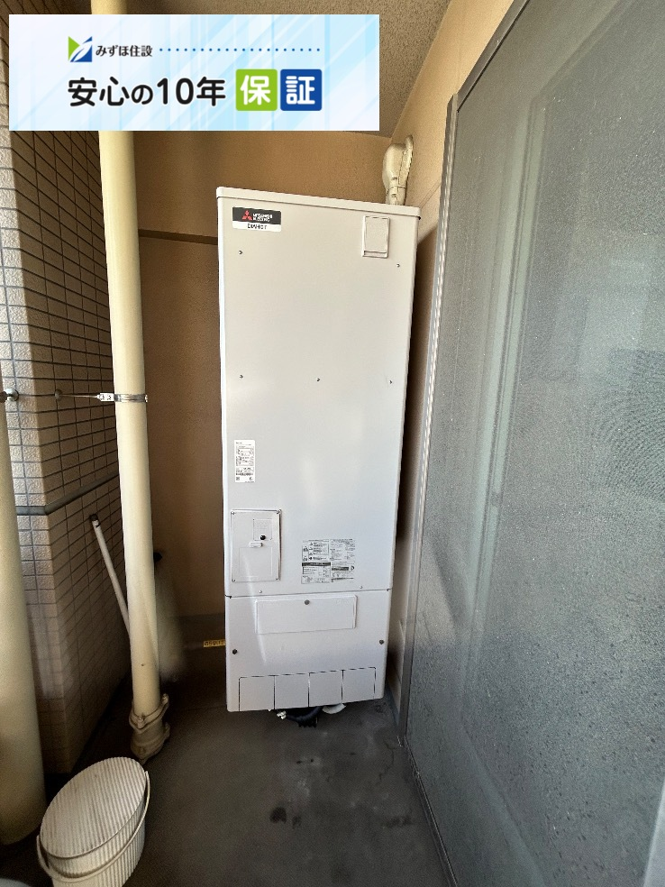 コロナエコキュートCHP-S30AW1-1から三菱エコキュートSRT-S377｜エコキュート交換工事｜神奈川県川崎市川崎区小田栄｜マンション｜カワサキアイランドスイート 