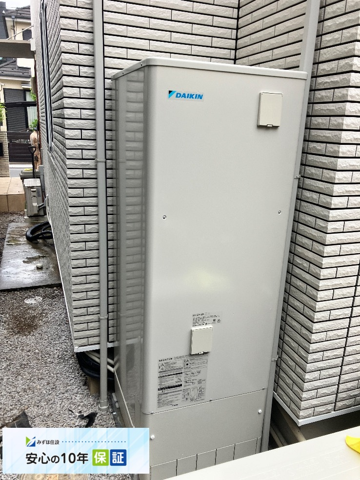  三菱エコキュートSRT-ST37UZからダイキンエコキュートEQX37ZFV｜エコキュート交換工事｜東京都杉並区｜