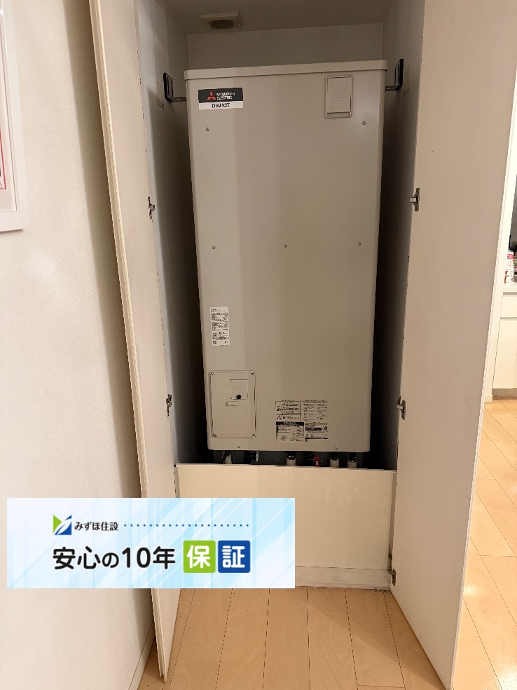 コロナエコキュートCTU-H4614ATMから三菱エコキュートSRT-S377｜エコキュート交換工事｜東京都品川区大崎｜マンション｜パークハウスオータワー