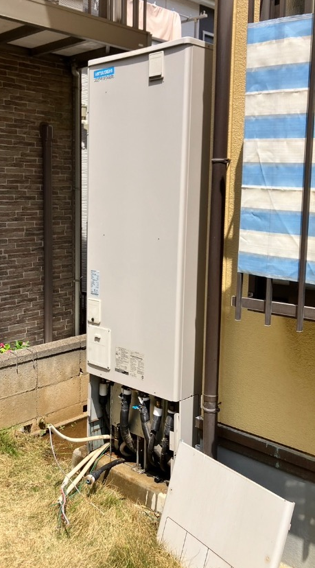 三菱エコキュートSRT-HP46W7から三菱エコキュートSRT-S377|エコキュート交換工事|埼玉県白岡市小久喜|一条建設