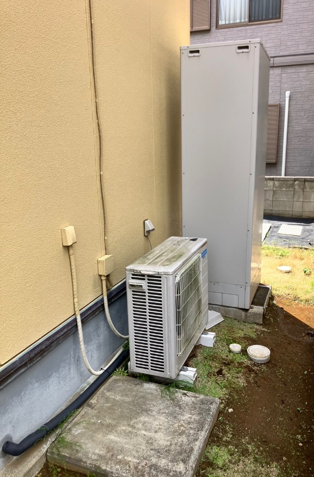 三菱エコキュートSRT-HP46W7から三菱エコキュートSRT-S377|エコキュート交換工事|埼玉県白岡市小久喜|一条建設