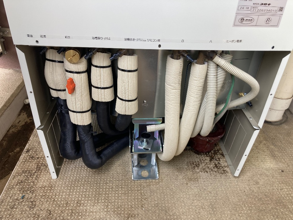 コロナエコキュートCTU-301DA11からコロナエコキュートCHP-S30AZ1-12｜エコキュート交換工事｜千葉県船橋市西習志野｜マンション｜パインズマンション習志野駅前