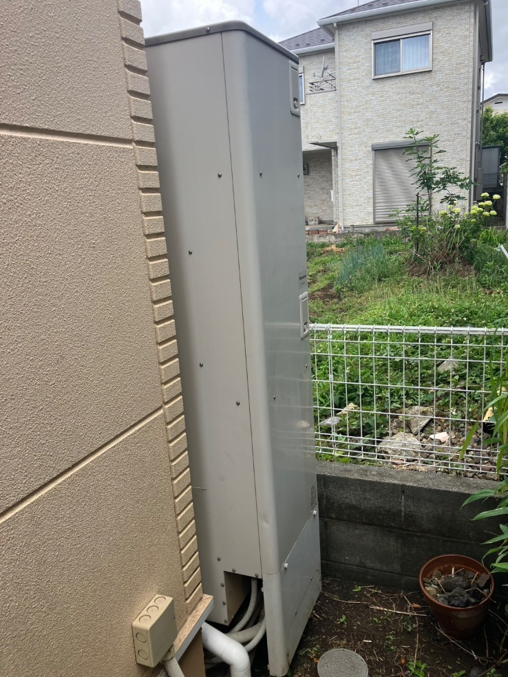 パナソニックエコキュートHE-W37CQから三菱エコキュートSRT-S377UZ|エコキュート交換工事|さいたま市見沼区|