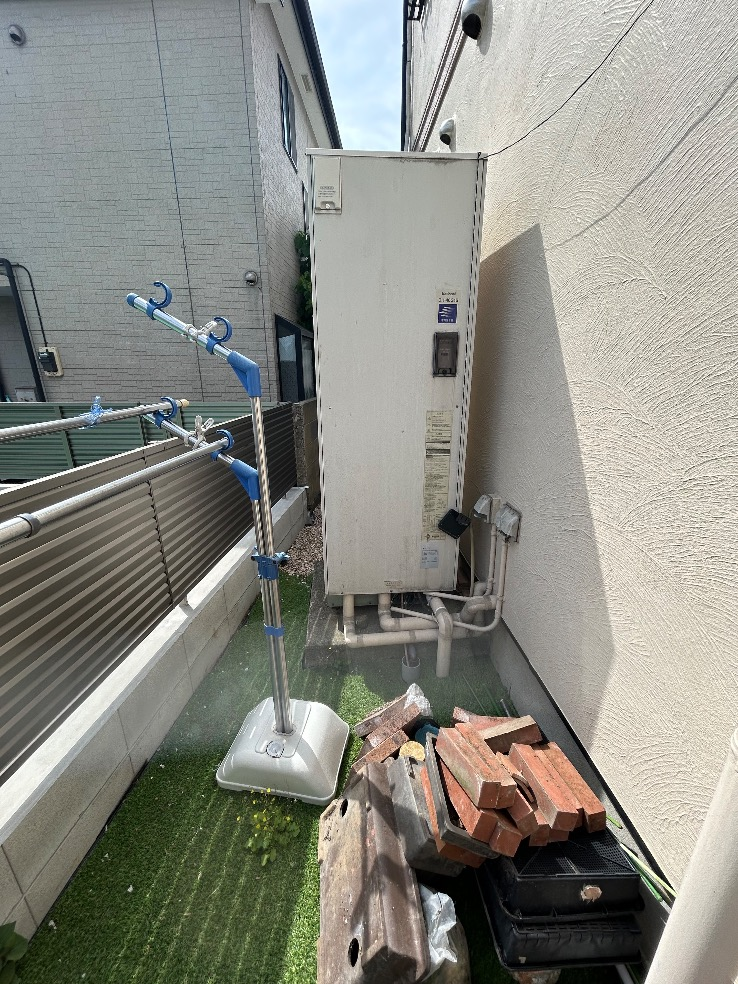 パナソニック電気温水器EQ37GFCVからダイキンエコキュートEQA37ZSV｜エコキュート交換工事｜東京都府中市｜