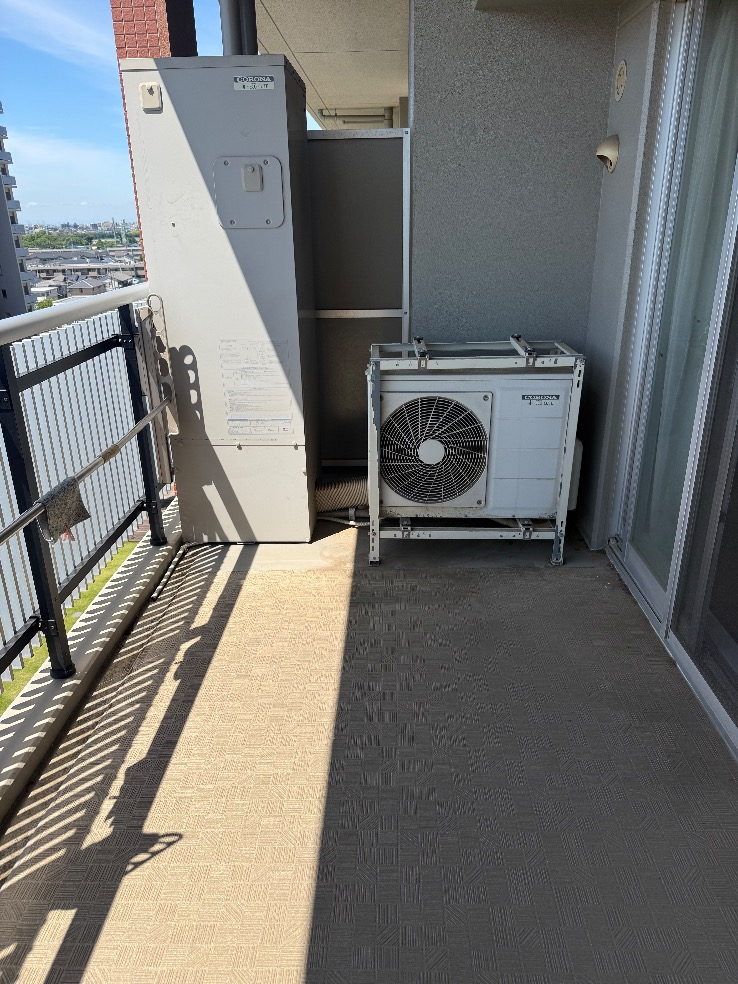 コロナエコキュートCTU-H3014AMからコロナエコキュートCHP-S30AZ1-12|エコキュート交換工事|千葉県船橋市上山町|マンション|ザ・ガーデンプレミア厶