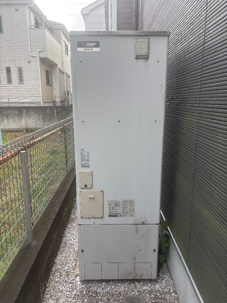 三菱エコキュートSRT-S37から三菱エコキュートSRT-S377 |エコキュート交換工事|東京都清瀬市|