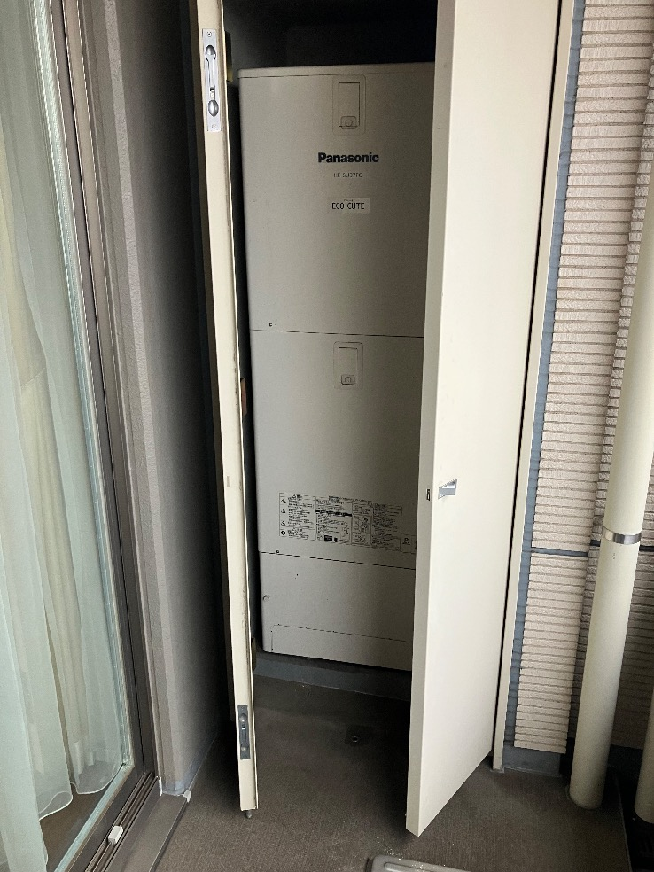 パナソニックエコキュートHE-SU37FQからダイキンエコキュートEQX37ZFV｜エコキュート交換工事｜東京都足立区新田｜マンション｜ブランズ文京茗荷谷