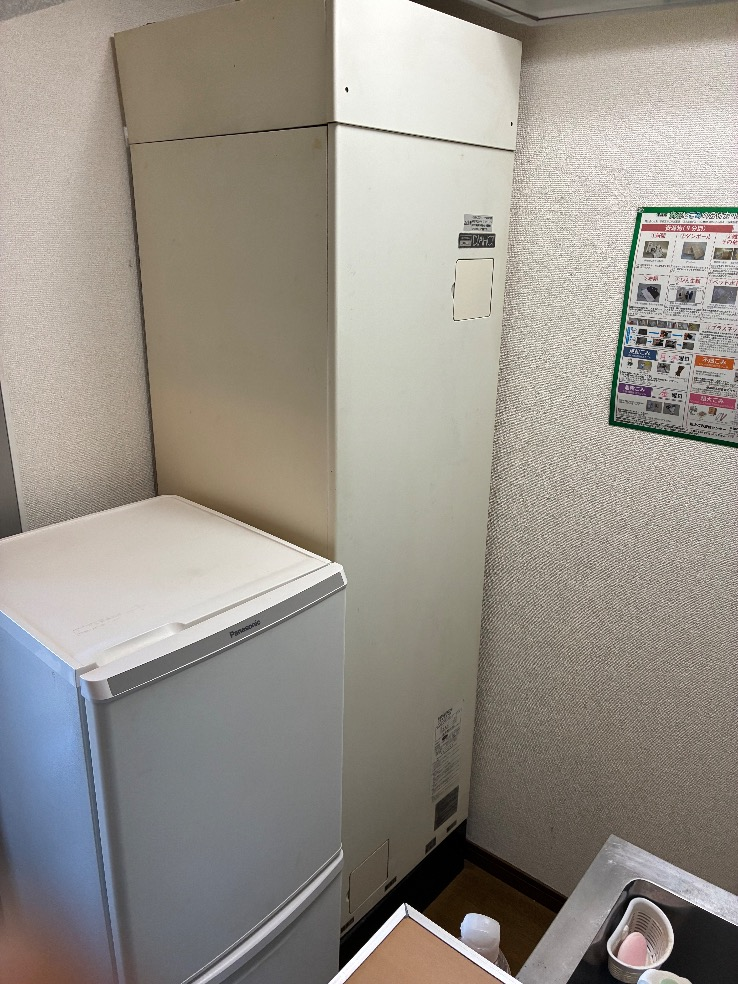 三菱電気温水器SRC-2211Aからコ三菱電気温水器SRG-201G-R|電気温水器交換工事|栃木県宇都宮市|マンション|宇都宮レジデンス