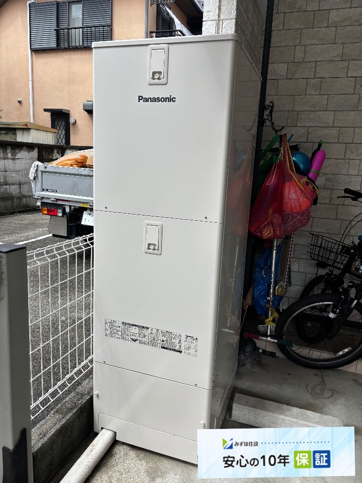 ダイキンエコキュートTU37MFCVからパナソニックエコキュートHE-S37LQS|エコキュート交換工事|東京都渋谷区|