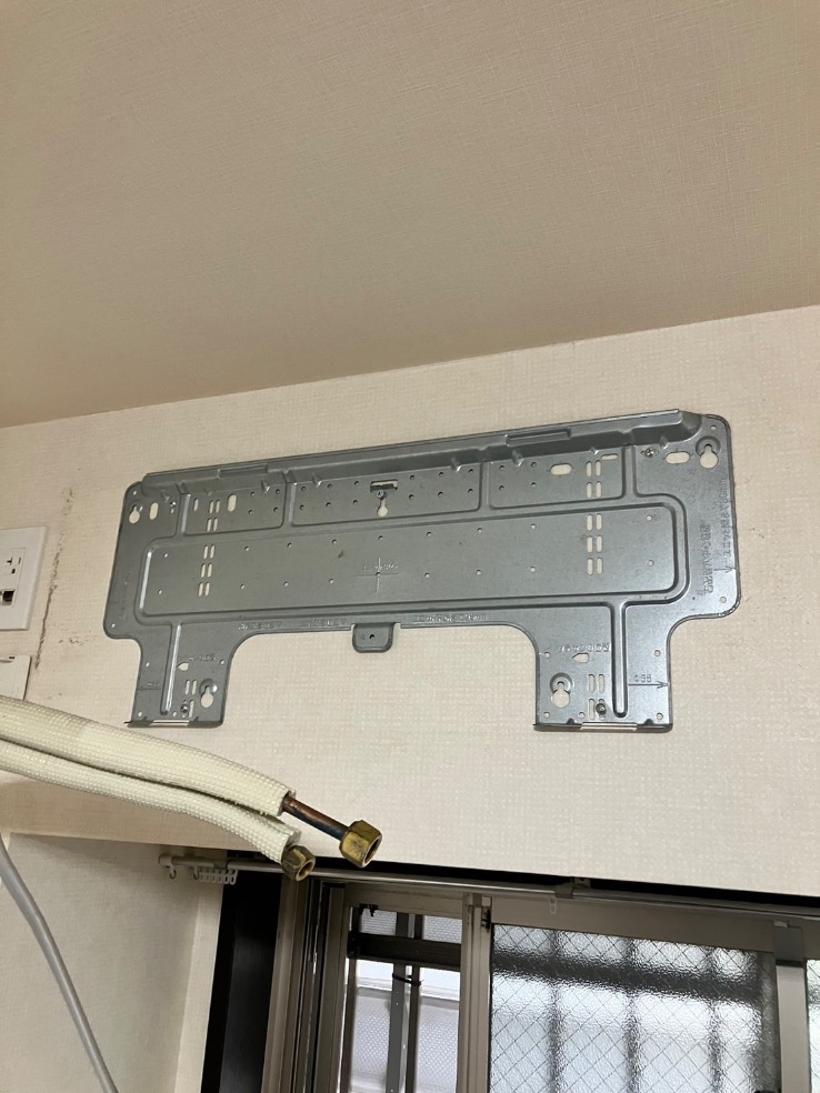 日立RAS-M25XからパナソニックエアコンCS-226DFL-W｜エアコン交換工事｜栃木県足利市朝倉町｜マンション｜シーズガーデン足利