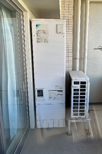 ダイキンエコキュートTU31JFCVから三菱エコキュートSRT-S377｜エコキュート交換工事｜千葉県松戸市和名ヶ谷｜マンション｜ザ・レジデンス松戸
