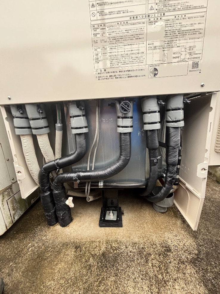 コロナエコキュートCHP-371D1A9から日立エコキュートBHP-FG37XU|エコキュート交換工事|千葉県千葉市緑区|アパート|四季の風おゆみ野かざはな棟