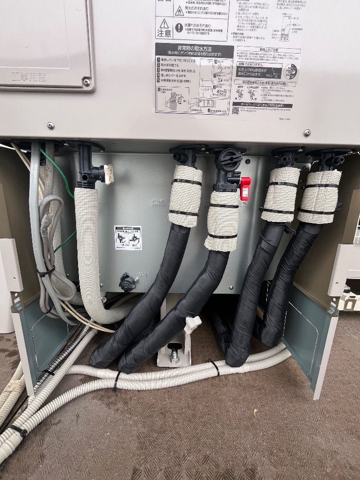 東芝電気温水器HPL-2TFB375RAUから三菱エコキュートSRT-S377|エコキュート交換工事|神奈川県横浜市港北区綱島西|マンション|ミオカステーロ青葉台