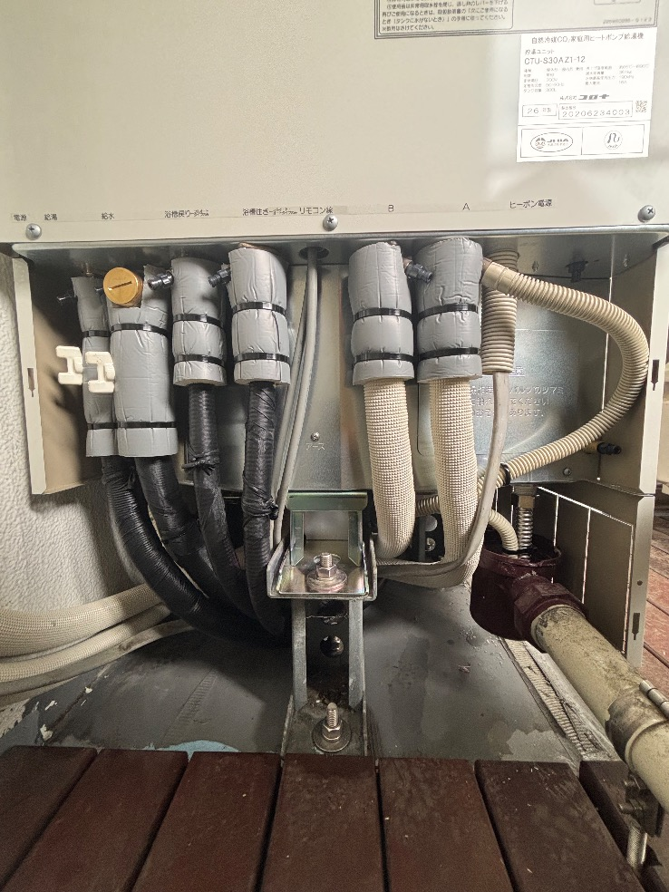 コロナエコキュートCTU-301DA7-1-BLからコロナエコキュートCHP-S30AZ1-12｜エコキュート交換工事｜東京都荒川区｜マンション｜リバーフェイス