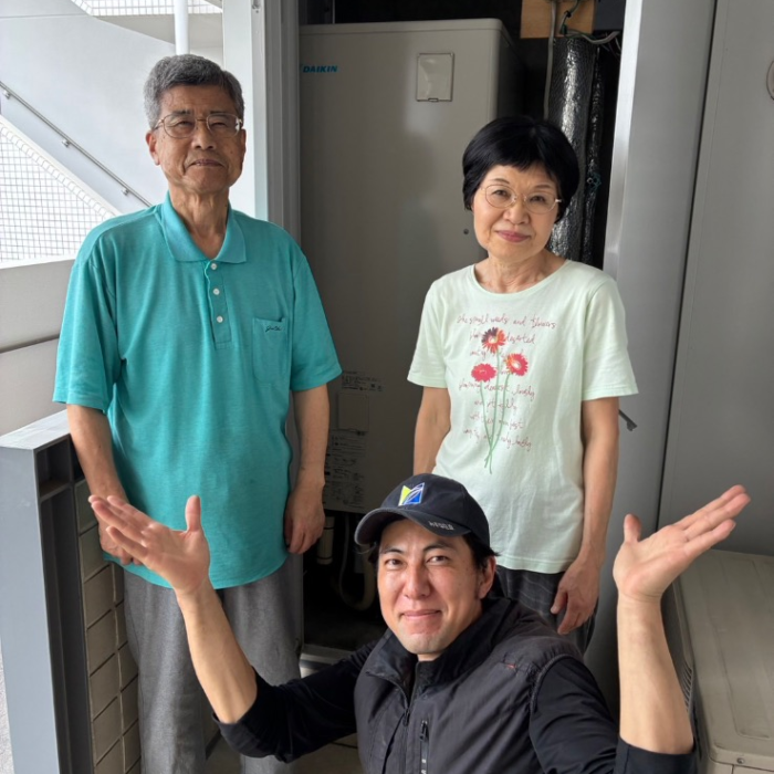 ダイキンエコキュートEQ37EFVからダイキンエコキュートEQA37ZFV｜エコキュート交換工事｜東京都中野区｜マンション｜シティハウス中野