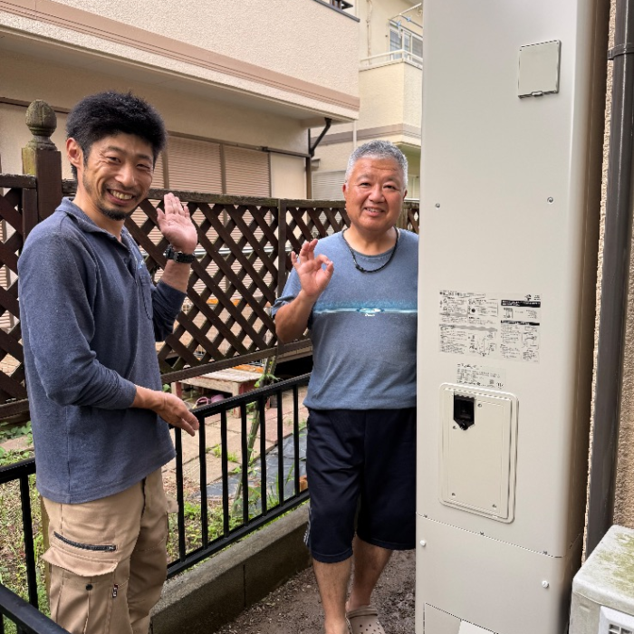 ダイキンエコキュートRHK-23TBAからダイキンエコキュートEQA46ZFTV｜エコキュート交換工事｜埼玉県久喜市｜