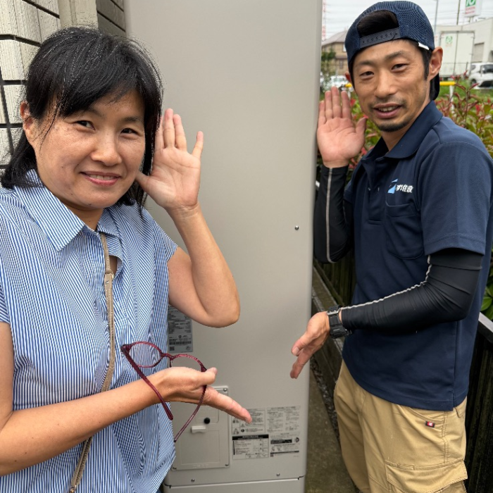 三菱エコキュートSRT-HPT43WZ5-Aから三菱エコキュートSRT-S437UZ｜エコキュート交換工事｜千葉県松戸市東松戸