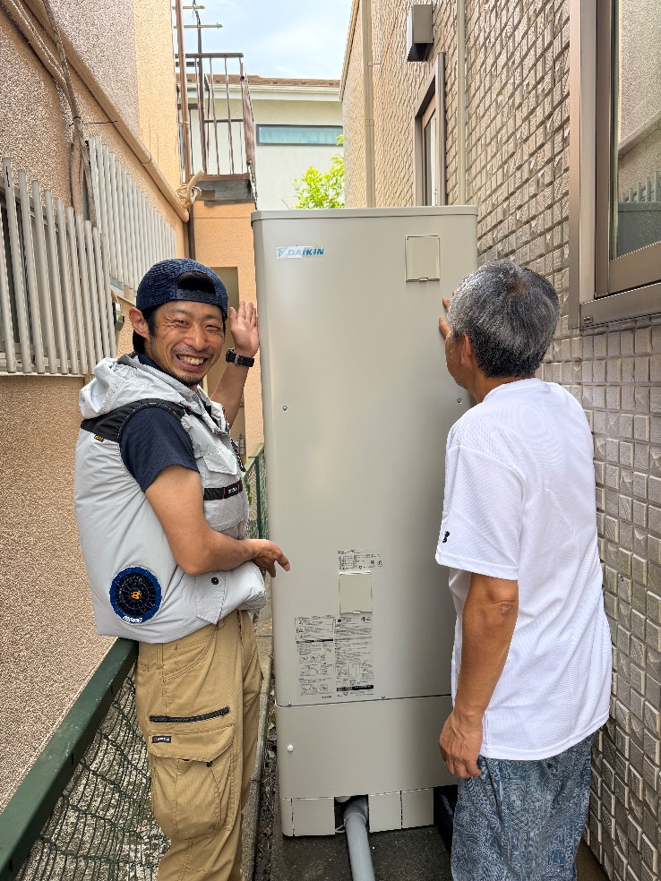 ダイキンエコキュートTU37FFCVからダイキンエコキュートEQX37ZFV|エコキュート交換工事|神奈川県小田原市|