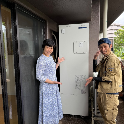 コロナエコキュートCTU-H301AMからコロナエコキュートCHP-S30AZ1-12｜エコキュート交換工事｜東京江東区｜マンション｜東京スイートレジデンス