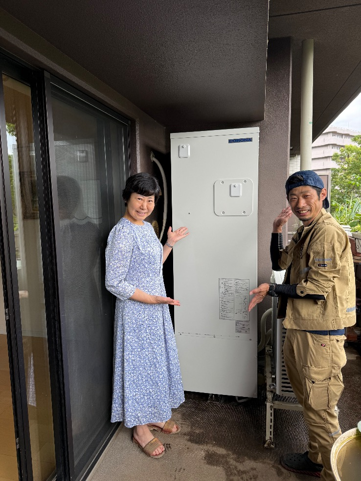 コロナエコキュートCTU-H301AMからコロナエコキュートCHP-S30AZ1-12｜エコキュート交換工事｜東京江東区｜マンション｜東京スイートレジデンス