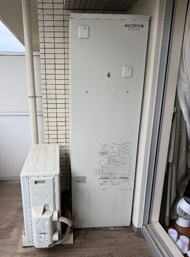 コロナエコキュートCTU-H3014AからコロナエコキュートCHP-S30AY1-12｜エコキュート交換工事｜埼玉県川口市｜マンション｜エールガーデン