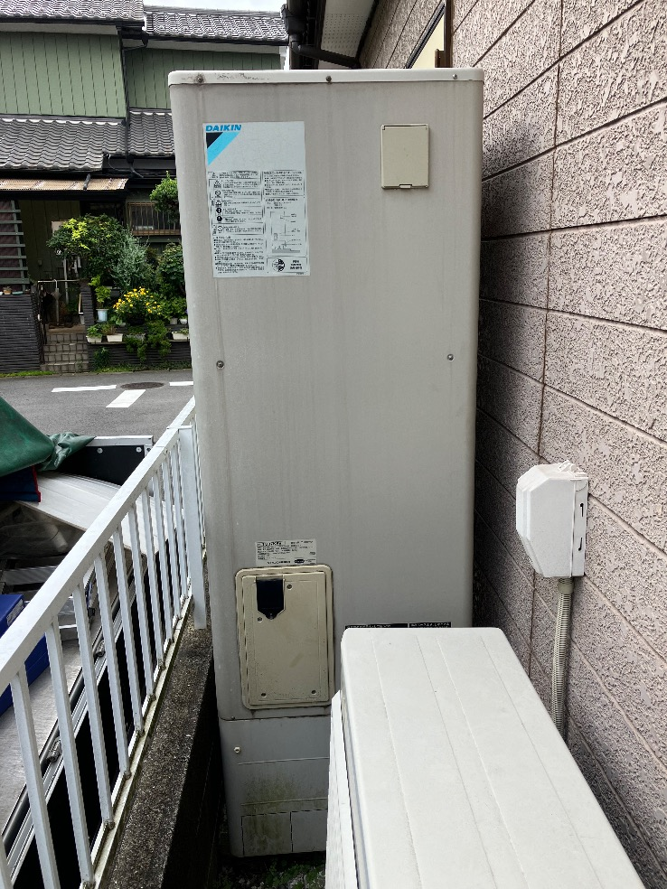 ダイキンエコキュートTU37KFVから三菱エコキュートSRT-S377|エコキュート交換工事|千葉県柏市|