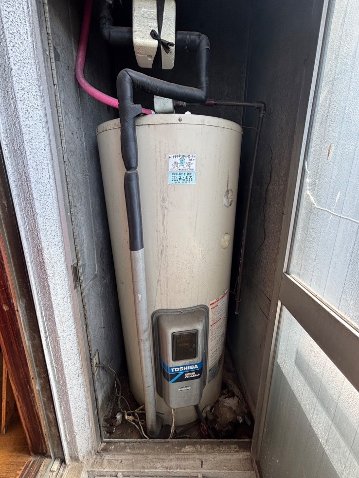 東芝電気温水器HPL-3725RMから三菱電気温水器SR-201G｜電気温水器交換工事｜東京都大田区｜マンション｜ジュネス馬込