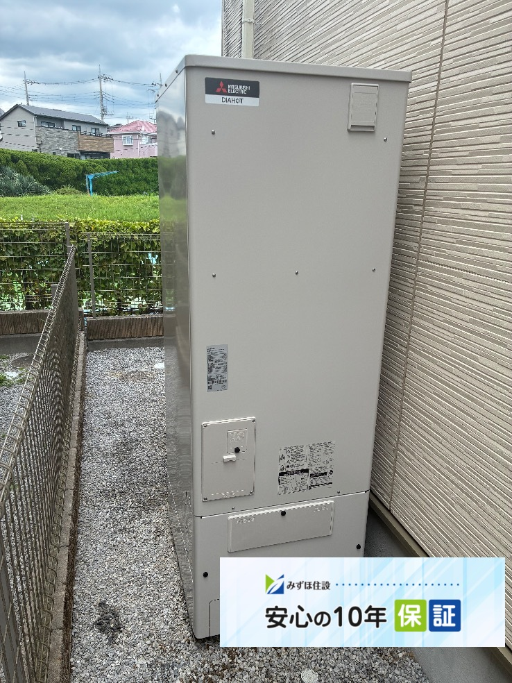 サンデンエコキュートEB-U37QTA4から三菱エコキュートSRT-S377｜エコキュート交換工事｜千葉県柏市｜
