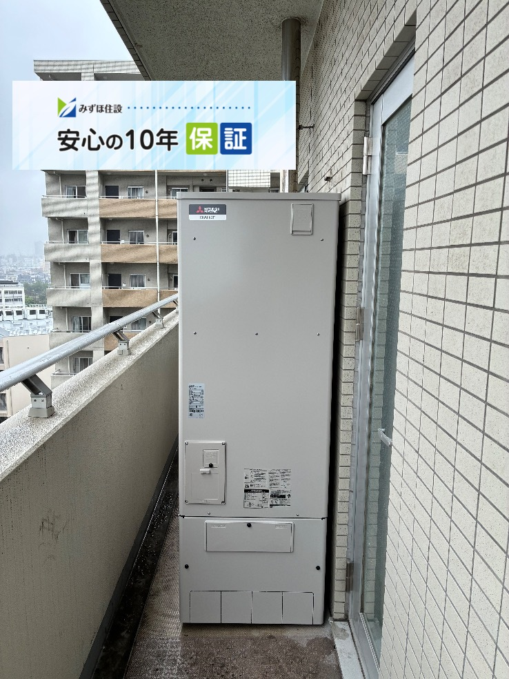 パナソニックエコキュートHE-W37CQからパナソニックエコキュートHE-H37LQS|エコキュート交換工事|東京都世田谷区|